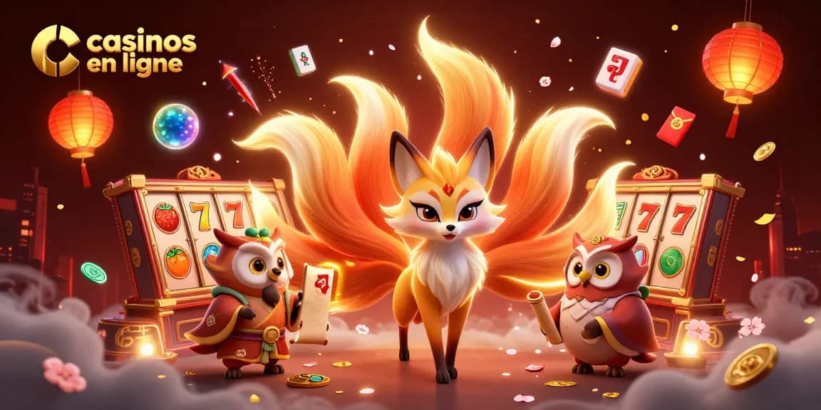 Jouez à des casinos en ligne avec notre illustration animée de jeu complexe.