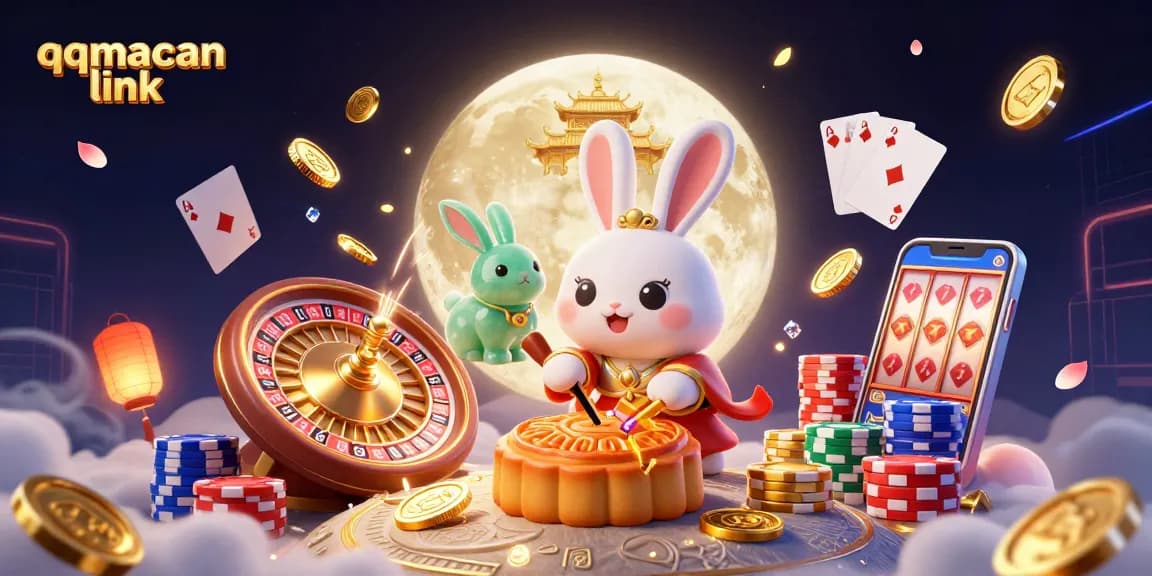 Experience winning thrills with qqmacan link's vibrant casino scene filled with dynamic elements and exciting details.