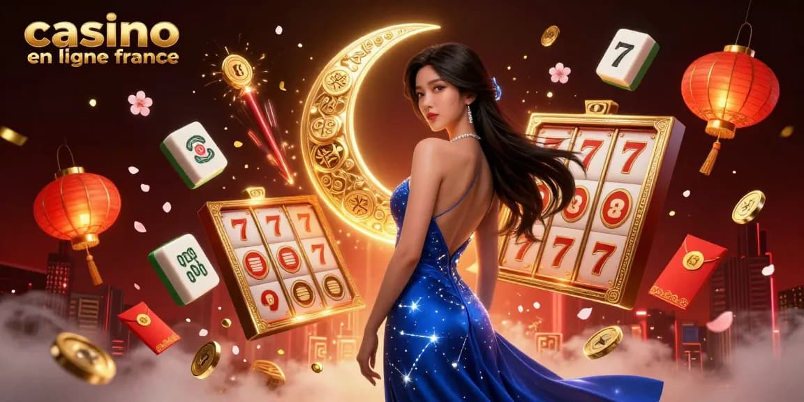 Découvrez l'excitation du casino en ligne France avec des machines à sous captivantes dans une illustration 3D vibrante.