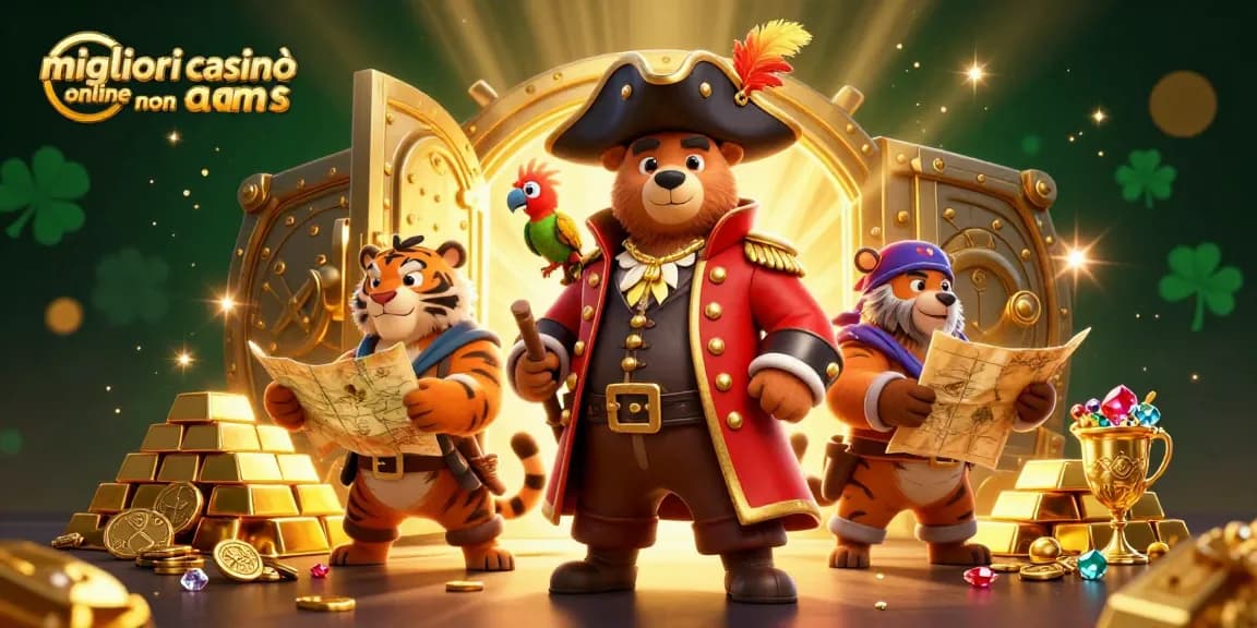 I giochi dei migliori casinò online non AAMS offrono avventure emozionanti con personaggi colorati e splendidi tesori.
