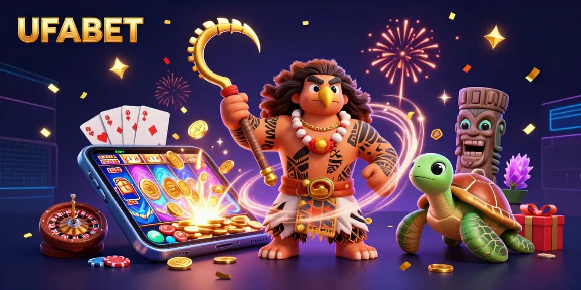 Engage in winning opportunities at UFABET with vibrant gaming elements and characters.