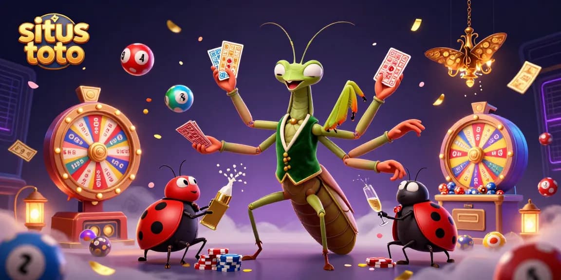 Engage with situs toto while enjoying a dynamic lotto scene with vibrant gambling elements.