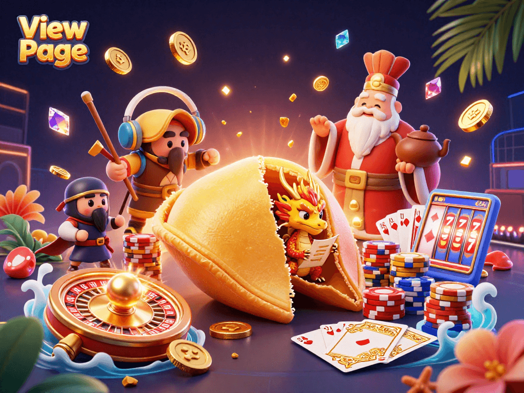 Engage with thrilling casino gameplay in the View Page scene featuring dynamic characters and vibrant elements.