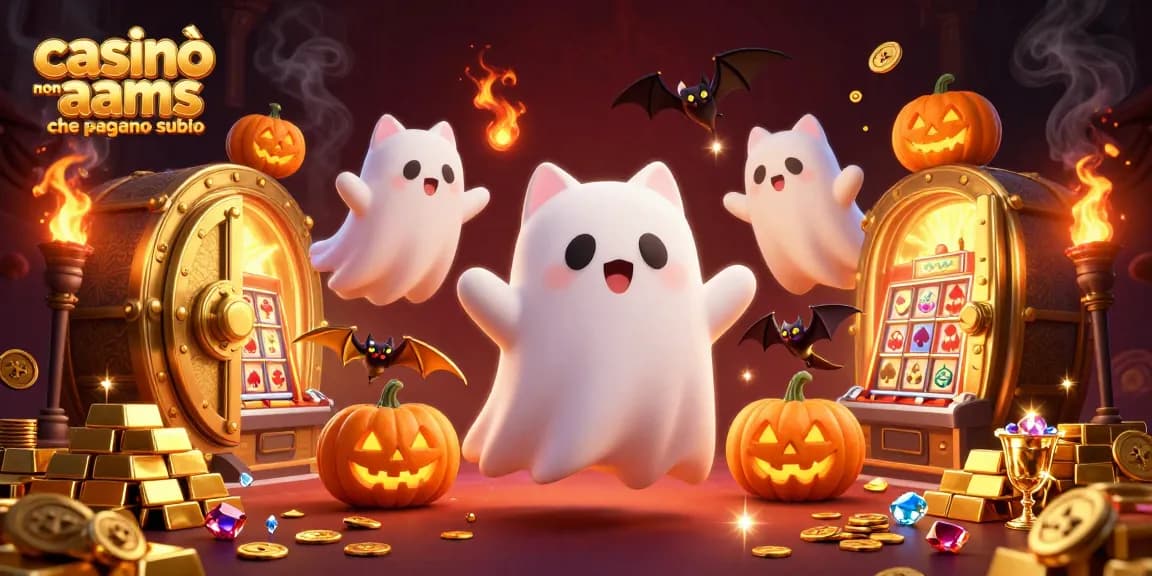 Casinò non aams che pagano subito: Fantastico fantasmino e pipistrello in un mansion casinò.