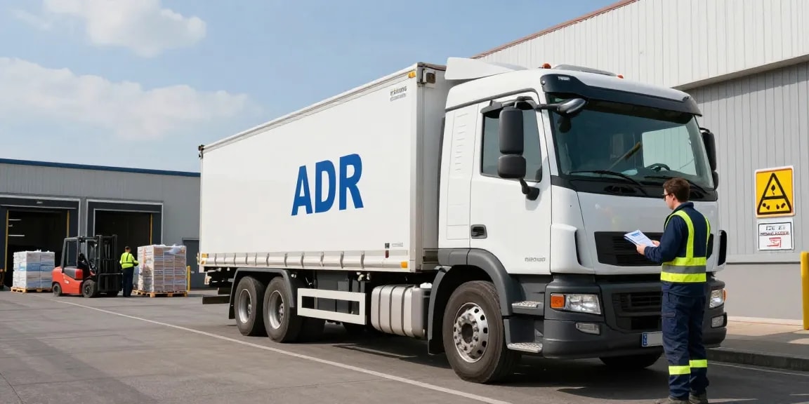 Gefahrguttransport Dortmund - ADR Transport Fahrzeug inspiziert gefährliche Güter unter höchsten Sicherheitsstandards