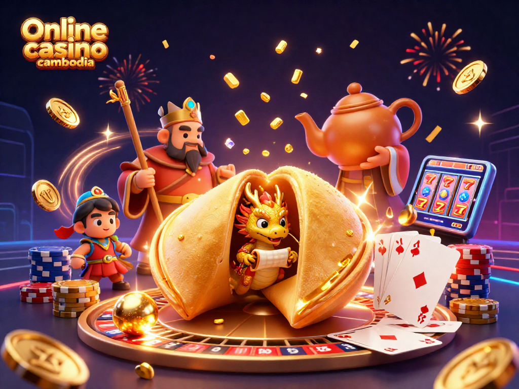 Engage with exciting games at Online casino cambodia featuring a vibrant, immersive scene.