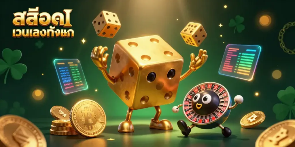 Engage in thrilling gameplay with สล็อตเว็บตรงทั้งหมด featuring vibrant 3D characters and crypto elements.