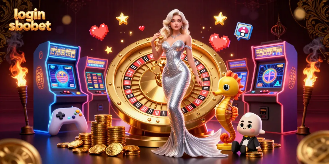 Engage with login sbobet in our vibrant casino world featuring a stunning mermaid and golden roulette.