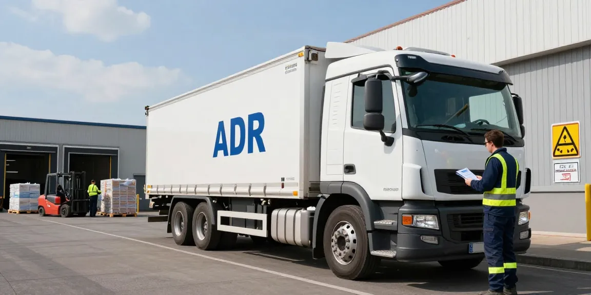Gefahrguttransport Dortmund - ADR Transport Fahrzeug inspiziert gefährliche Güter unter höchsten Sicherheitsstandards
