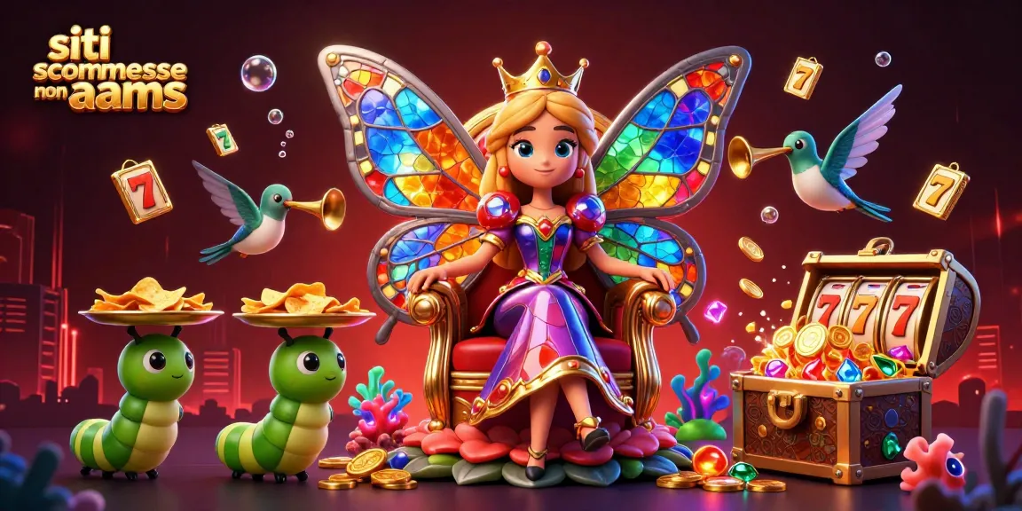 Scommetti nei siti scommesse non AAMS con la regina delle farfalle e tesori sottomarini luccicanti