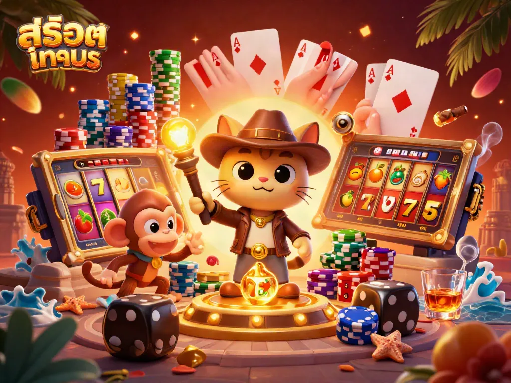 Experience exciting gameplay with สล็อตทดลอง in a vibrant casino atmosphere featuring dynamic slot reels and colorful elements.