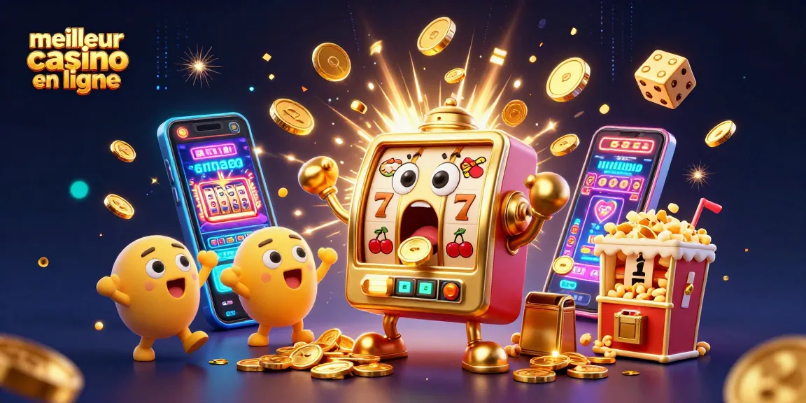 Découvrez le meilleur casino en ligne avec des machines à sous au jackpot explosif et des pièces dorées.