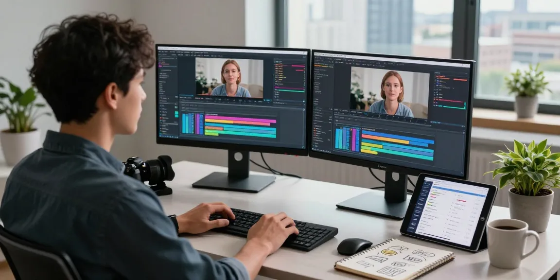 Creator analyzing video content to generate precise video prompt ai.