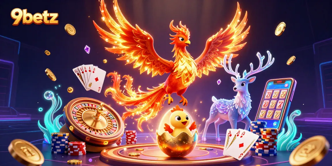 Experience thrilling gameplay at 9betz with vibrant characters and dynamic casino elements.