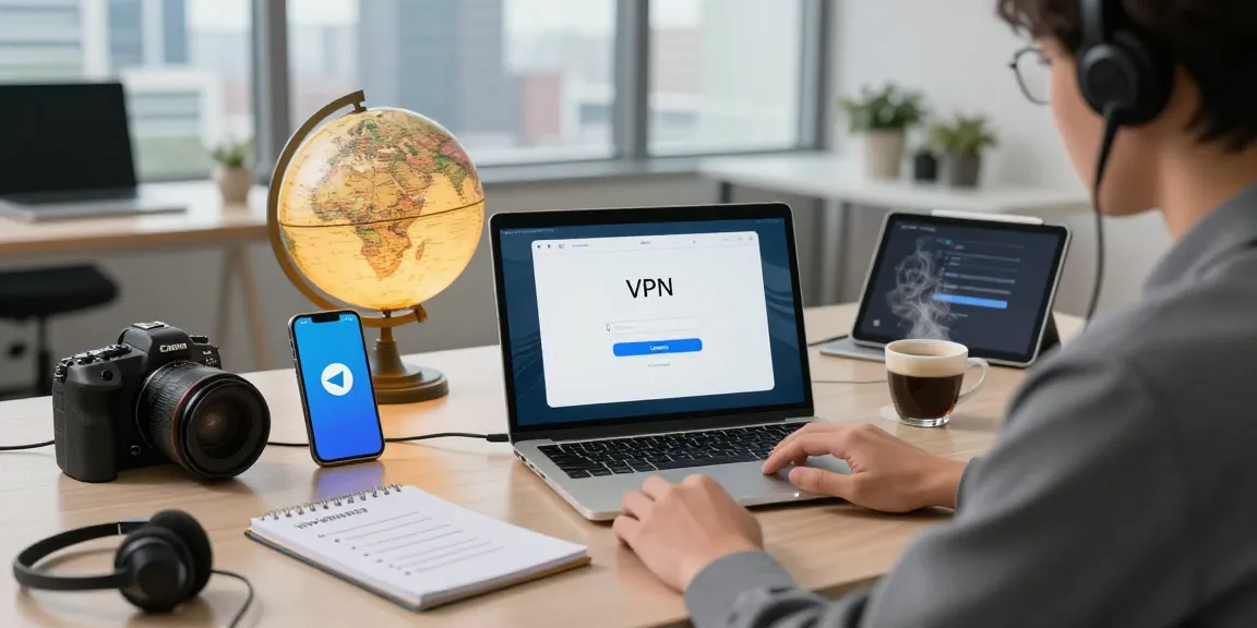 telegram china login guide in a professional workspace with technology setup
