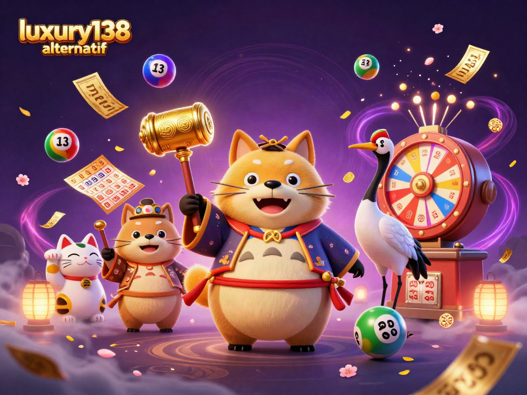 Gambarkan momen beruntung dengan luxury138 alternatif dan karakter festival Jepang menangkap keberuntungan pemain.