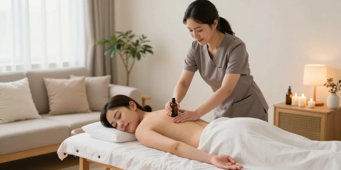 Enjoy a peaceful 부천출장안마 experience with a therapist in a serene home setting.