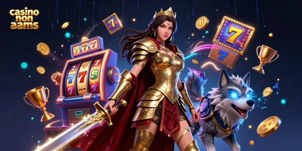 Vivi l'emozione del gioco al casino non AAMS con slot dinamiche e visuali coinvolgenti.