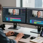 Creator analyzing video content to generate precise video prompt ai.
