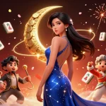 Vivi l'emozione dei migliori casino non AAMS con questa straordinaria illustrazione 3D che presenta rulli di slot e vivaci elementi da casinò.