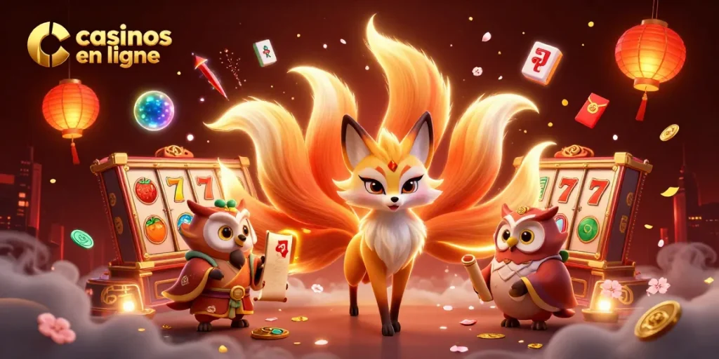Jouez à des casinos en ligne avec notre illustration animée de jeu complexe.