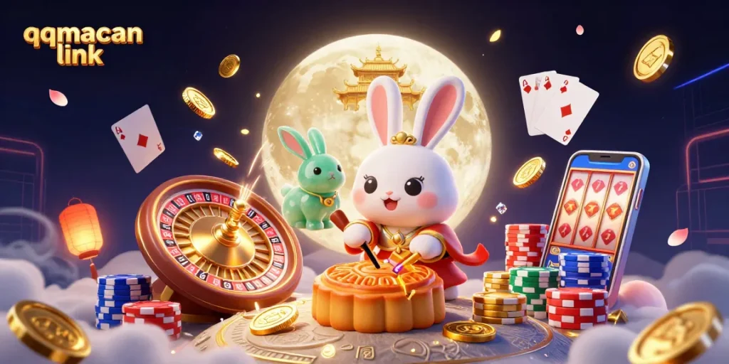 Experience winning thrills with qqmacan link's vibrant casino scene filled with dynamic elements and exciting details.