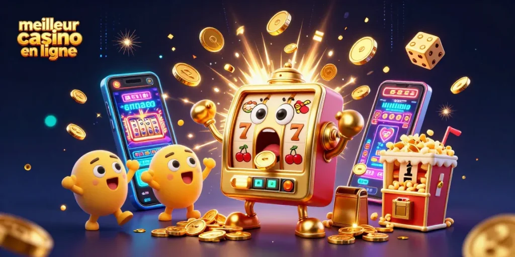 Découvrez le meilleur casino en ligne avec des machines à sous au jackpot explosif et des pièces dorées.