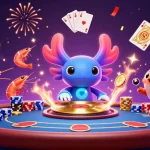 Vivez des moments excitants sur un site de poker en ligne avec des parties dynamiques et des jetons colorés.
