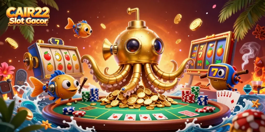 Gali pengalaman bermain CAIR22 Slot Gacor dengan ilustrasi 3D yang menarik.