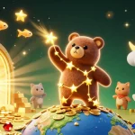 Engage in exciting gameplay at Sunwin, capturing golden coins in a vibrant 3D casino scene.