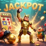Experience the thrill with Jai club in this vibrant illustration showcasing a jackpot celebration.