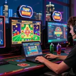 Experience daftar raja 328 online gaming with vibrant displays of slots, live casino, and sports betting in an immersive environment.