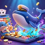 Experience the excitement of slot gacor 5k with a whimsical whale and vibrant casino elements.