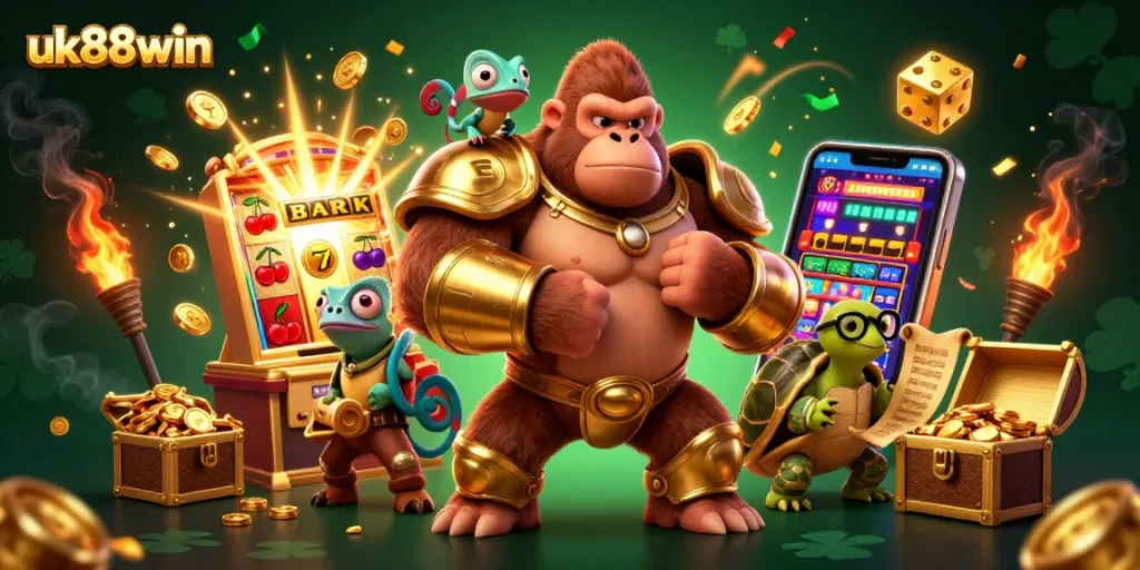 Engage with the thrilling world of uk88win featuring vibrant 3D casino characters and dynamic gaming elements.