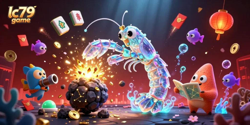 Trải nghiệm bắn cá tại lc79 game với các biểu tượng game sống động và phần thưởng ấn tượng.