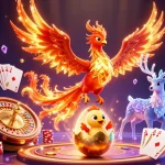 Experience thrilling gameplay at 9betz with vibrant characters and dynamic casino elements.